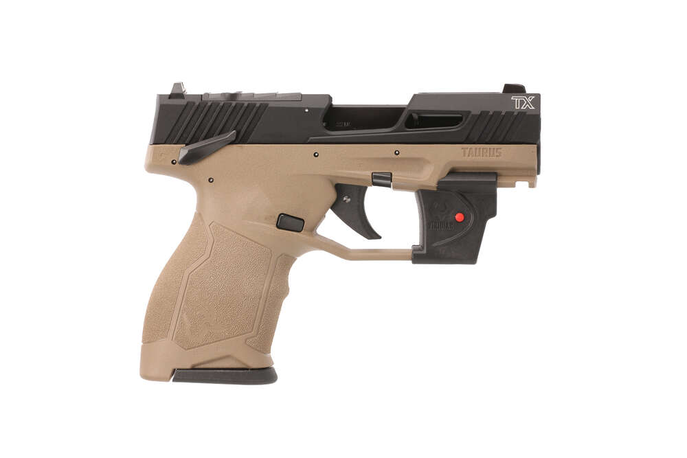 Handguns Taurus TX22 Compact 22LR TX22C 22LR BK/DE 3.5" VIRIDIAN • 1-TX22131FVL • Model: TX22 Compact