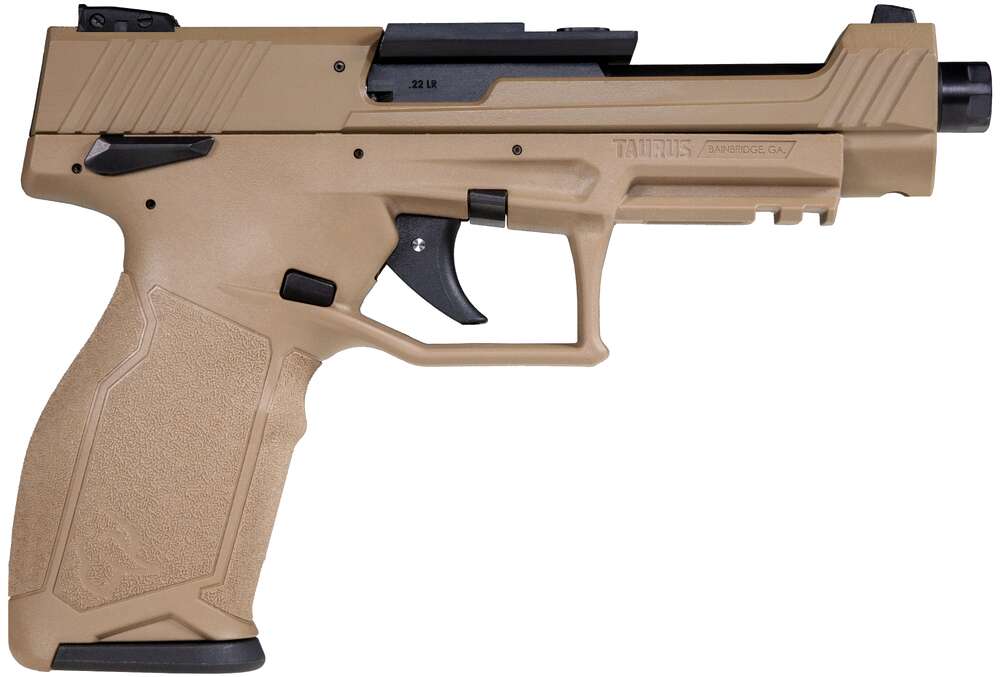 Handguns Taurus TX22 Competition 22LR TX22 COMPETITION 22LR FDE 5.4" • 1-TX22C151F-FDE • Model: TX22 Competition