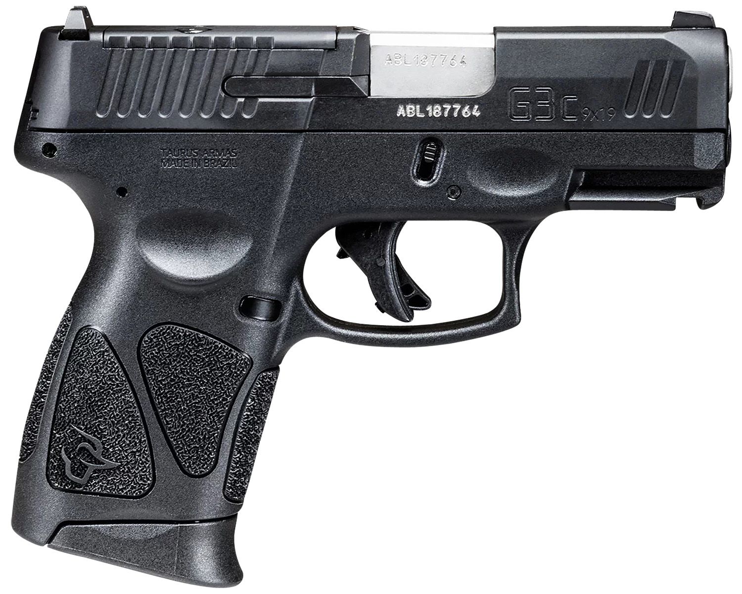 Handguns Taurus 3.26" 9mm TAU 1-G3C931-10CK7   G3C 9MM   3.26 2X10R  BW HLST