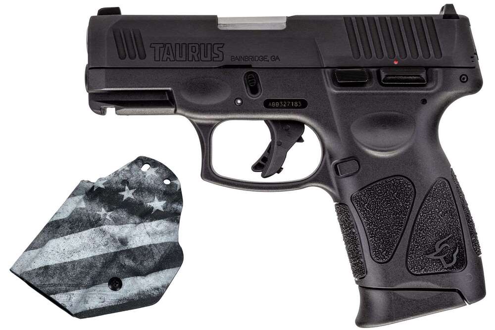 Handguns Taurus 3.26" 9mm TAU 1-G3C931-CK7     G3C 9MM 3.26 2X12R    BW HLST