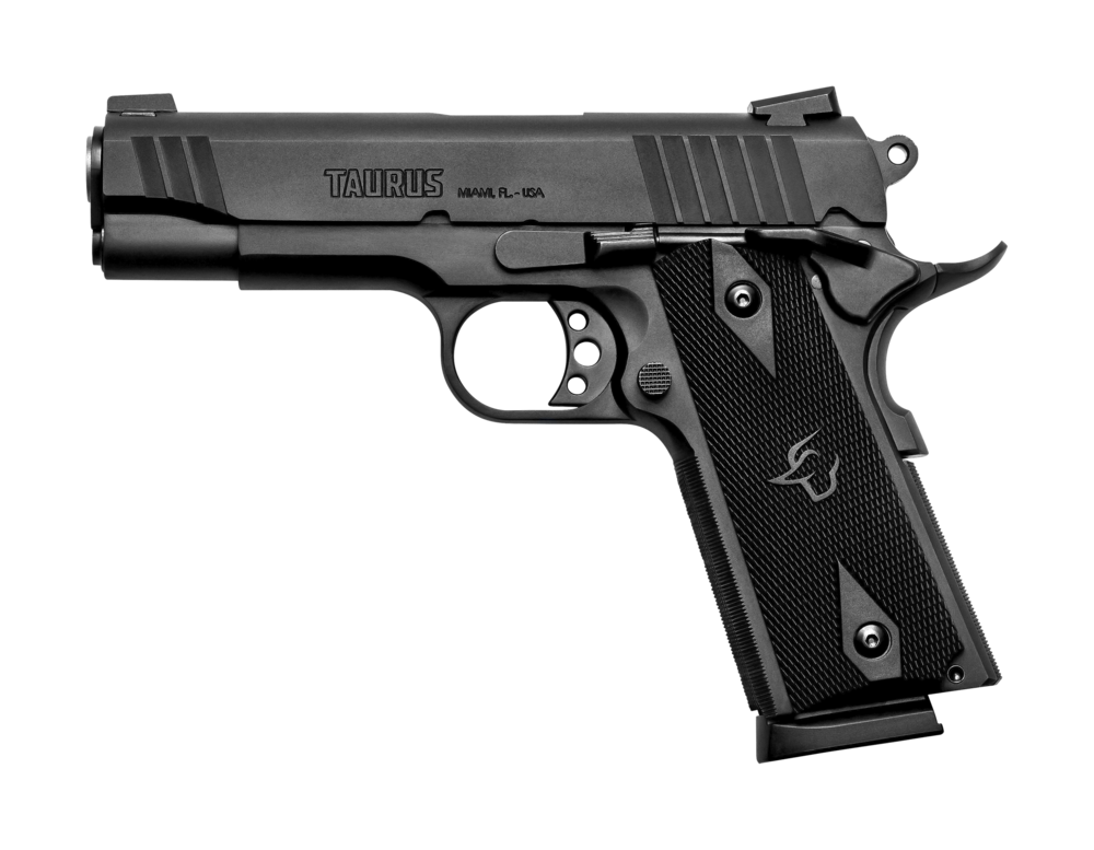 Handguns Taurus 1911 9mm TAURUS 1911 CMDR 9MM 4.25" 9RD BLK • Model: 1911