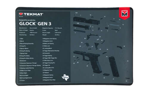 Cleaning Equipment TekMat Original Mat TEKMAT PISTOL MAT FOR GLOCK GEN3