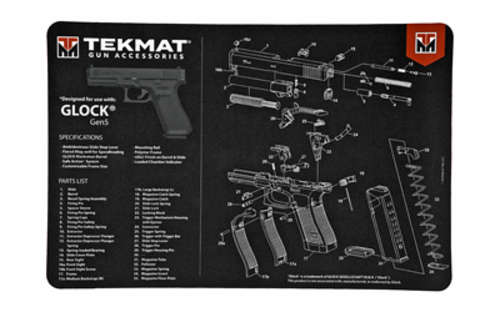 Cleaning Equipment TekMat Glock Gen 5 TEKMAT PISTOL MAT FOR GLOCK G5