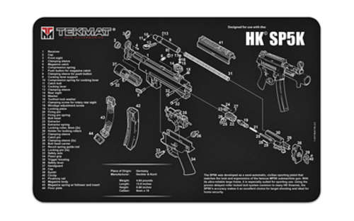 Cleaning Equipment TekMat SP5K TEKMAT PISTOL MAT H&K SP5K