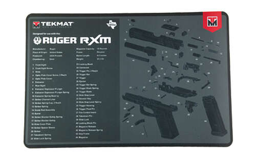 Cleaning Equipment TekMat Tekmat TEKMAT RUGER RXM GUN CLEANING MAT