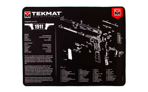 Cleaning Equipment TekMat 1911 TEKMAT ULTRA PSTL MAT 1911 BLK