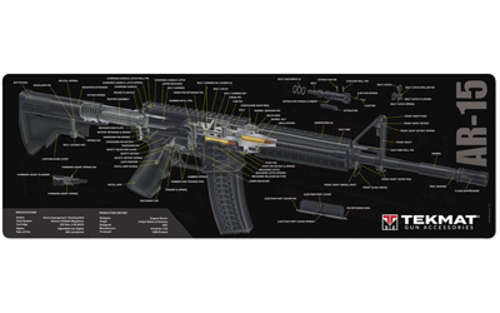 Cleaning Equipment TekMat AR 15 TEKMAT CUTAWAY RIFLE MAT AR15 BLK • Model: AR-15