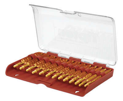 Cleaning Equipment Tipton TIPTON BORE BRUSH 13 PIECE RIFLE SET