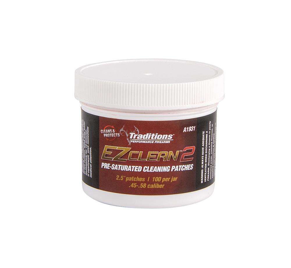 Cleaning Equipment Traditions Ready Series EZ Clean 2 Pre-Saturated Cleaning Patches 100/jar 2.5in dia.