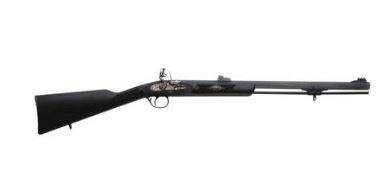 Rifles Long Guns Traditions Ready Series 50Caliber Traditions Deerhunter .50 cal Flintlock Black/Blued 24" BBL