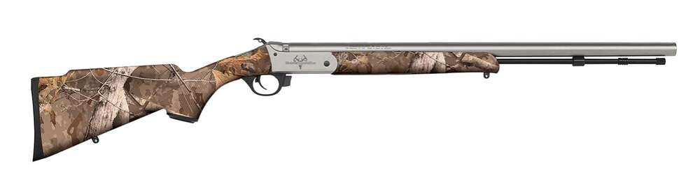 Rifles Long Guns Traditions Ready Series 50Caliber Buckstalker XT Syn. Next Camo Wyld / SS No Sights .50 cal 24in