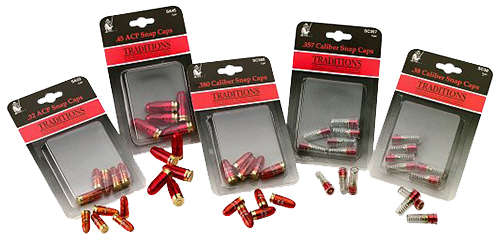 Safety Protection Traditions Plastic w/Brass Base TRAD ASC380   SNAP CAPS 380        5PK