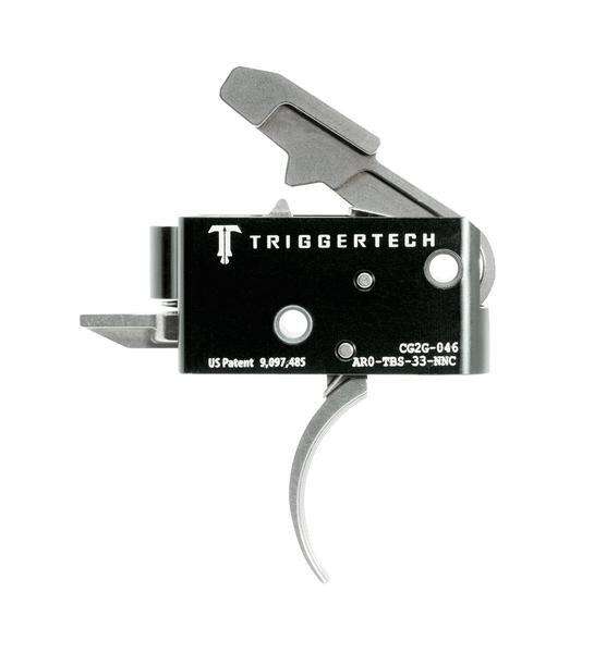 Parts TriggerTech Ready Series TRIGGERTECH AR15 COMPETITIVE CURVED TRIGGER 2 STAGE SST/BLK