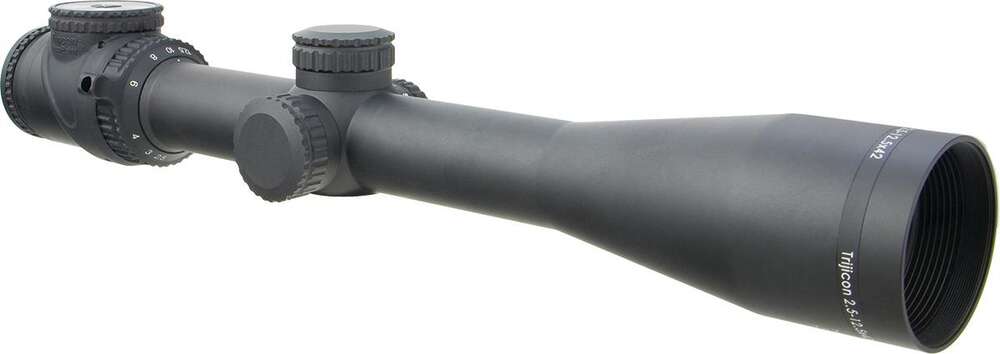 Scopes Trijicon Ready Series AccuPoint 2.5-12.5x42 Riflescope Standard Duplex Crosshair w/ Green Dot