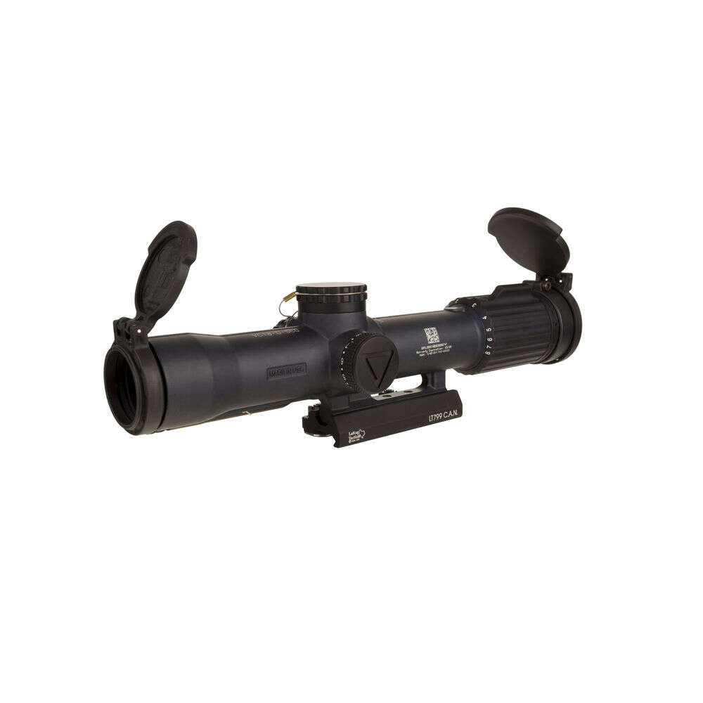 Scopes Trijicon Ready Series Trijicon SCO VCOG 1-8x28 Riflescope Red MRAD Tree Flipcaps • Model: Ready Series