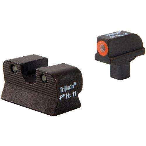 Sights Lasers Trijicon Ready Series TRIJICON HD NITE SITES 1911 COLT CUT ORANGE FRT