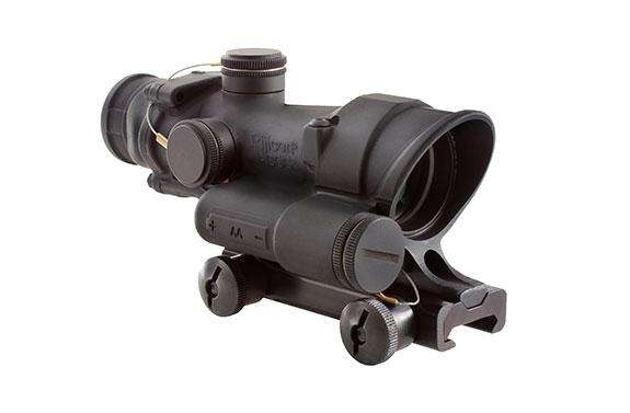 Scopes Trijicon Ready Series 4x32 ACOG LED Battery Illuminated Red LED .223 Chevron Reticle w TA51 Mnt