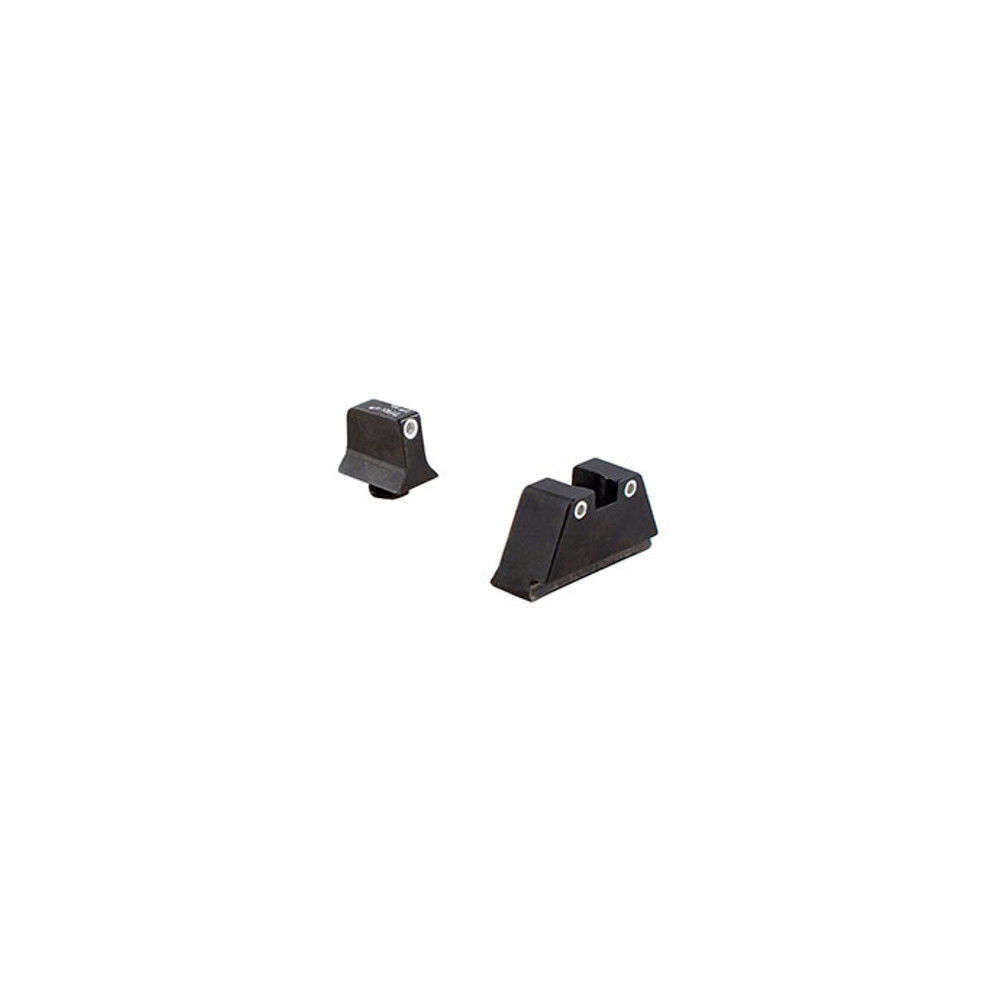 Sights Lasers Trijicon 4.50" GLOCK 20/21 SUPPRS NITE SITE SET WT/BLK • Model: 4.50"