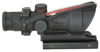 Scopes Trijicon ACOG TRIJICON ACOG 4X32 W RED CHEV FLTTP