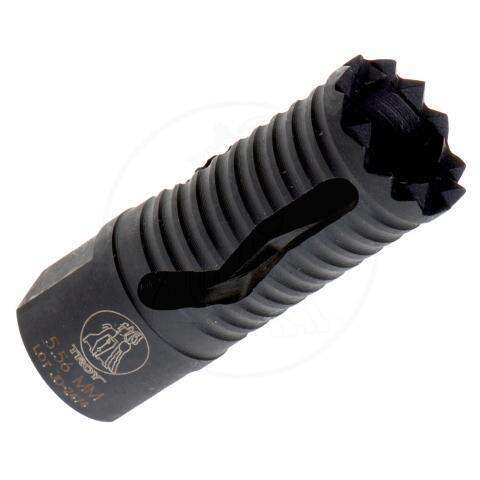 Barrels Choke Tubes Troy Ready Series Troy Industries Medieval Flash Suppressor - 5.56mm 1/2 INCH-28 -BLK