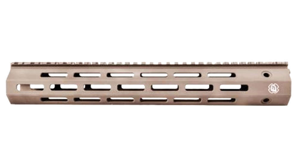 Grips Pads Stocks Troy BattleRail TROY 15" M-LOK RAIL 5.56 ALUM FDE • Model: BattleRail