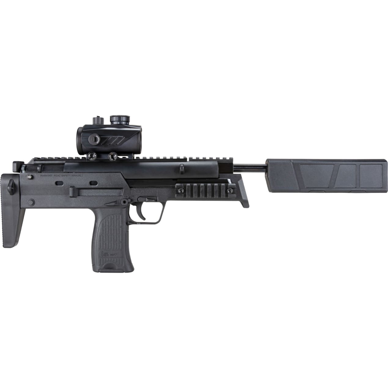 Rifles Long Guns Umarex H&K 177 UMA AIR H&K MP7 177 BLK RAIL