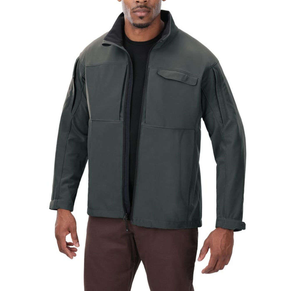 Clothing Vertx 4.50" DOWNRANGE SOFTSHELL JACKET SLATE GRY LRG • Model: 4.50"