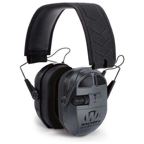 Safety Protection Walkers Ready Series WALKERS GAME EAR ULTIMATE POWER MUFF QUADS W/AFT/ELECTRIC/BLACK