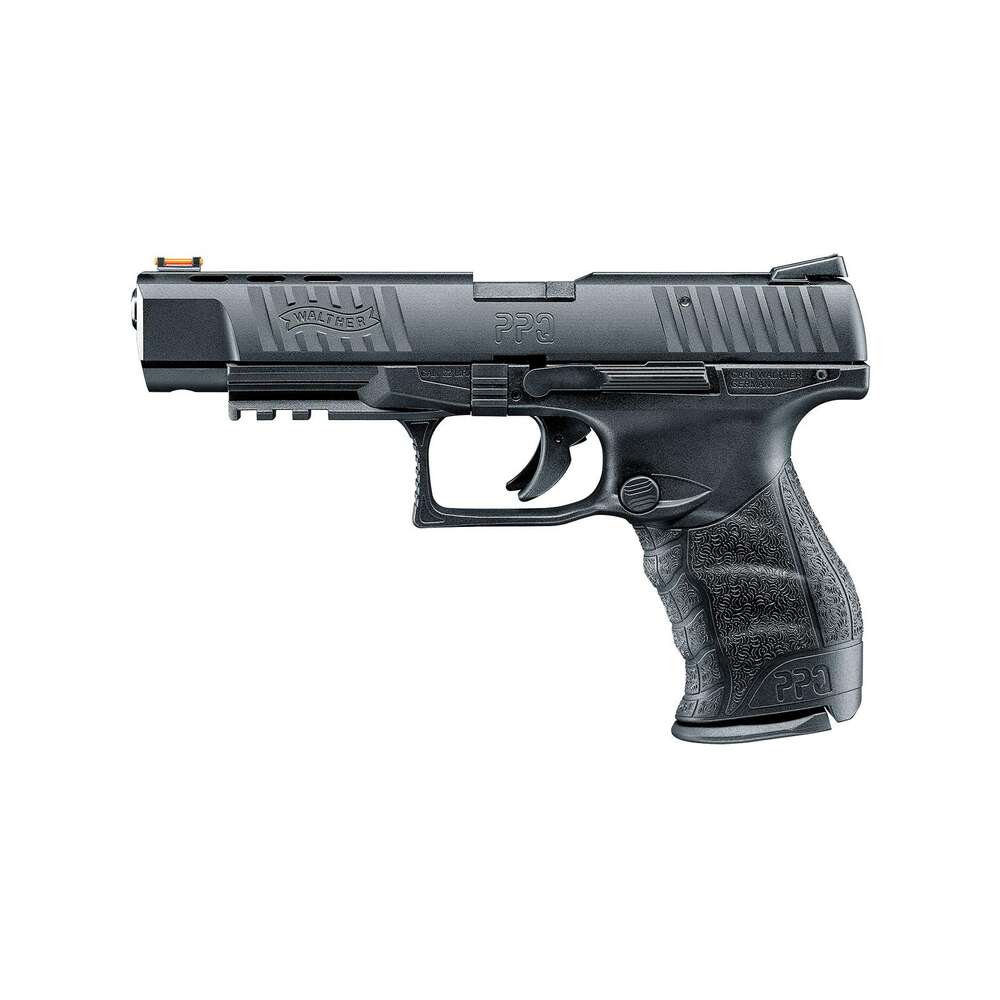 Handguns Walther PPQM2 22LR PPQ M2 22LR 12+1 5" FIBER OPT • 5100302 AMBIDEX SLIDE/MAG RLSE • Model: PPQM2