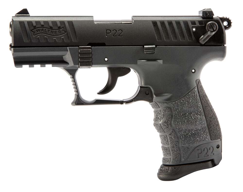 Handguns Walther P22 22LR P22 22LR FULL TUNG 10+1 3.4" • CALIFORNIA COMPLIANT • Model: P22