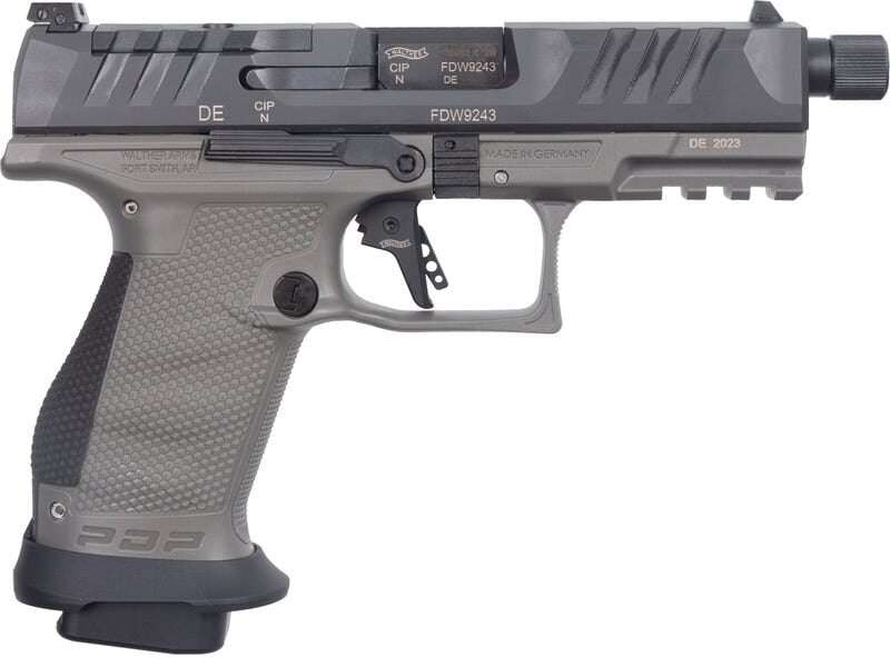 Handguns Walther 4.60" 9mm WAL 2871947     PDP 9MM 4.6 COMP PRO SD  TNG  10RD &bull; Model: 4.60"