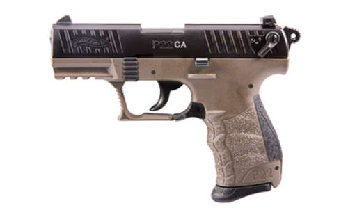 Handguns Walther P22 CA 22LR WAL P22 22LR 3.4" 10RD FDE/BLK CA