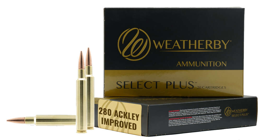 Ammunition Weatherby ZPAP M85 WBY AMMO 280 ACKLEY IMP 139GR HAMMER CUSTOM