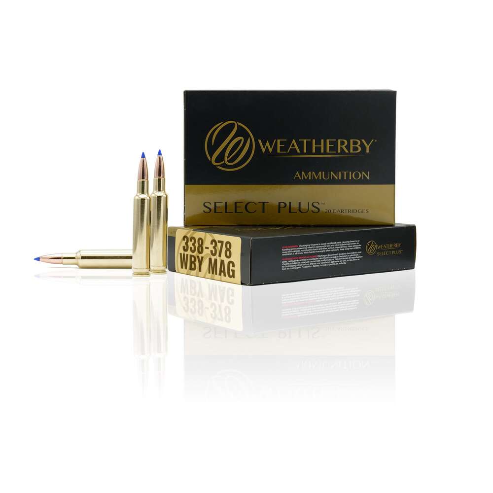 Ammunition Weatherby Ready Series 338-378 WBY 262 GR HAMMER SELECT PLUS