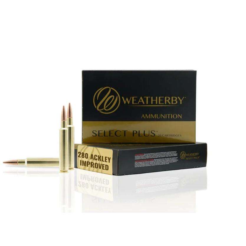 Ammunition Weatherby Ready Series 280 ACKLEY 168 GR CLASSIC HYBRID 20/RD