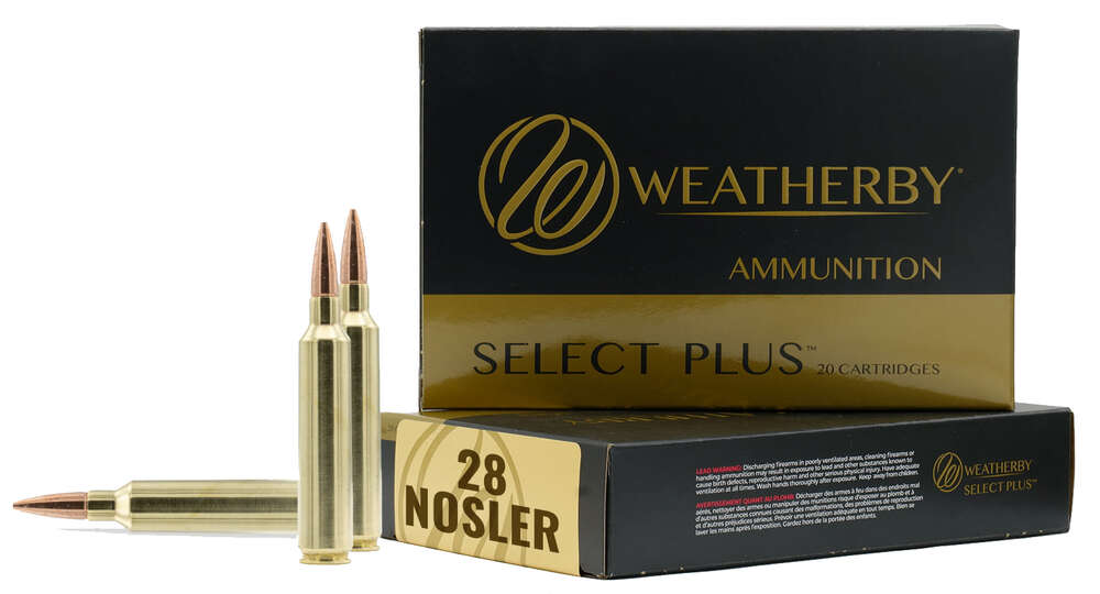 Ammunition Weatherby Ready Series 28Nosler 28 NOSLER SELECT PLUS 180GR BERGER VLD  20/RD