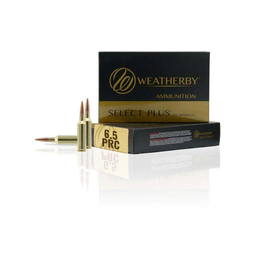 Ammunition Weatherby Ready Series 6.5 PRC SELECT PLUS 156gr ELITE HUNTER 20/RD