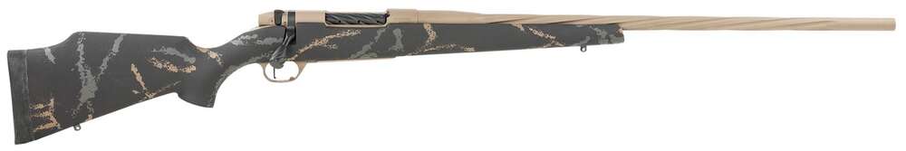 Rifles Long Guns Weatherby Ready Series 300WBYMag Mk V Accumark Ltd 300 WBY 26in w/brakeBlk/Gry/Tan stkFlutedTan cera