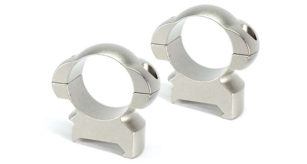 Scope Mounts Weaver Ready Series GRAND SLAM STEEL RINGS 1" HIGH SILVER