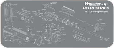 Cleaning Equipment Wheeler AR 15 WHEELER AR MAINTENANCE MAT • Model: AR-15