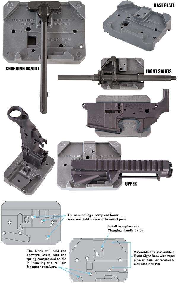 Knives Wheeler AR Armorers Bench Block WHEELER AR ARMORERS BENCH BLOCK