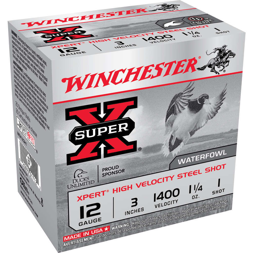 Ammunition Winchester 1 1/4 oz 12Gauge WIN WEX123H1  XPERT 3MG 12 3IN 1   ST   11/4 25/10