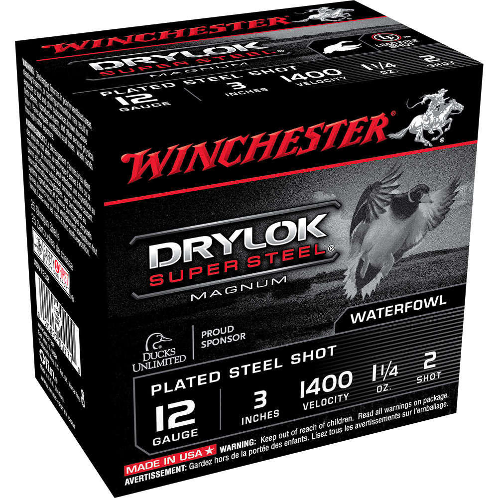 Ammunition Winchester 1 1/4 oz 12Gauge WIN XSV1232  SUPX        12 3IN 2  STL  11/4 25/10 • Model: 1 1/4 oz