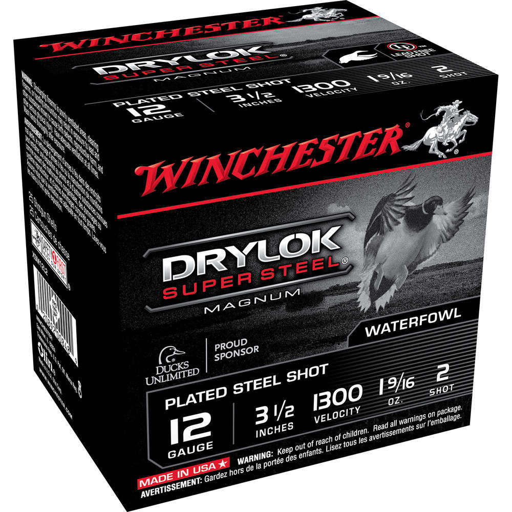 Ammunition Winchester 1 9/16 oz 12Gauge WIN XSM12L2   DRYLOK     12 3.5  2 ST  19/16 25/10