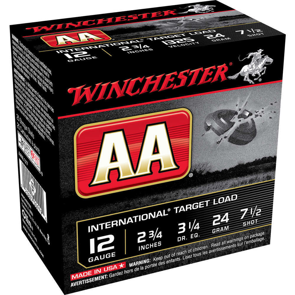 Ammunition Winchester 24 gram 12Gauge WIN AANL127   AA INT      12 2.75 7.5   24GM 25/10