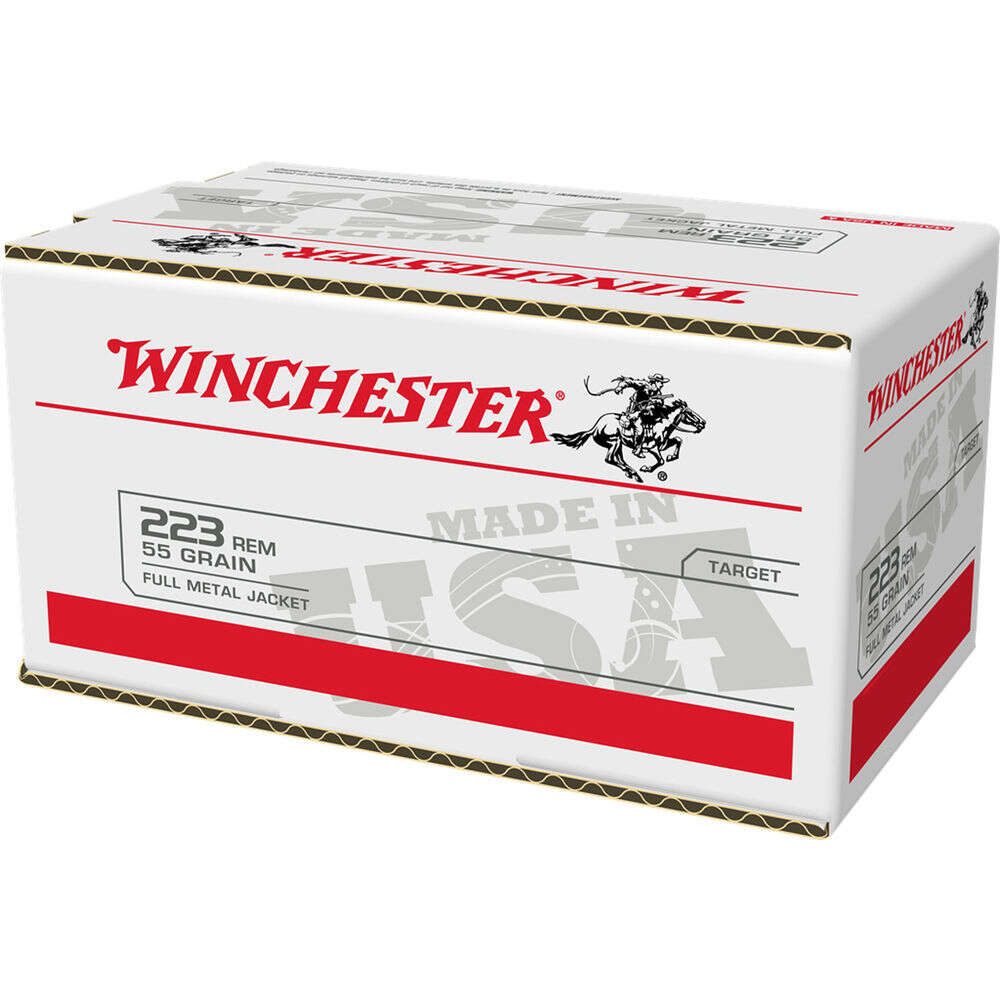 Ammunition Winchester 1282 ft lbs 223Rem WIN W223200         223      55 FMJ      *VP*200/4 • Model: 1282 ft lbs