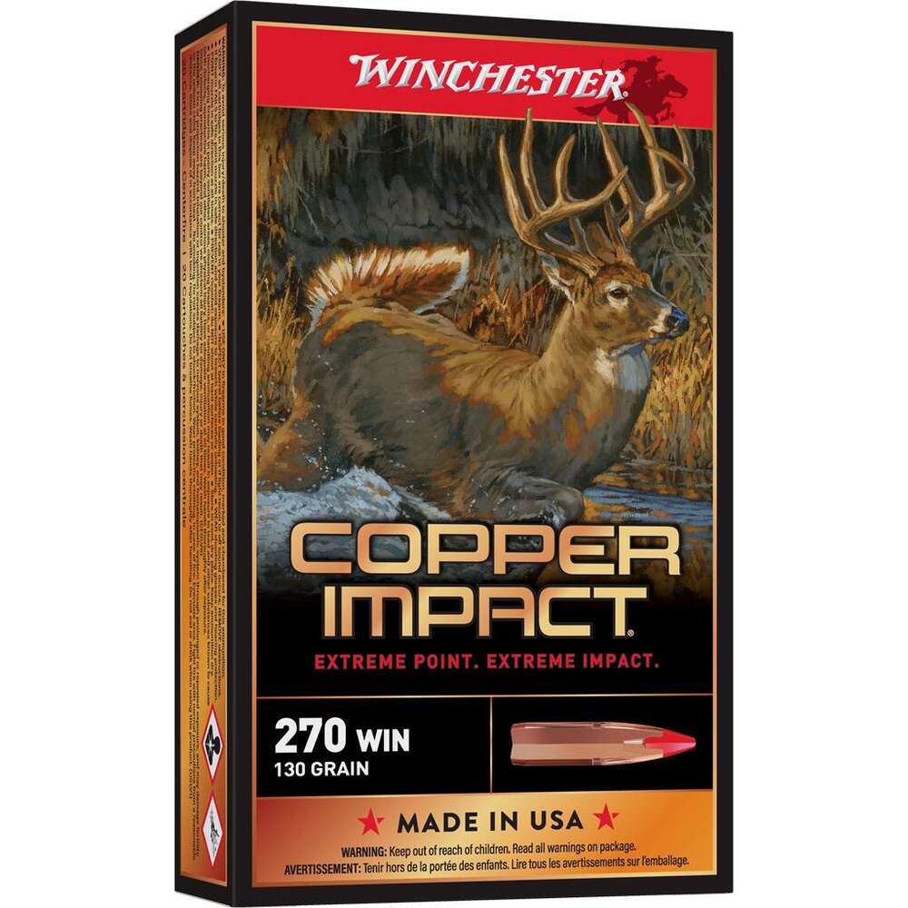 Ammunition Winchester 2597 ft lbs 270Win WIN X270CLF         COP IMP 130 LF           20/10