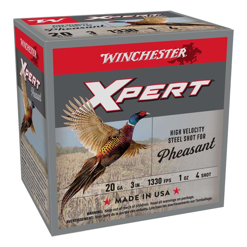 Ammunition Winchester 1 oz 20Gauge WIN WEXP2034  XPERT STL   20 3"   4SH  1OZ  25/10