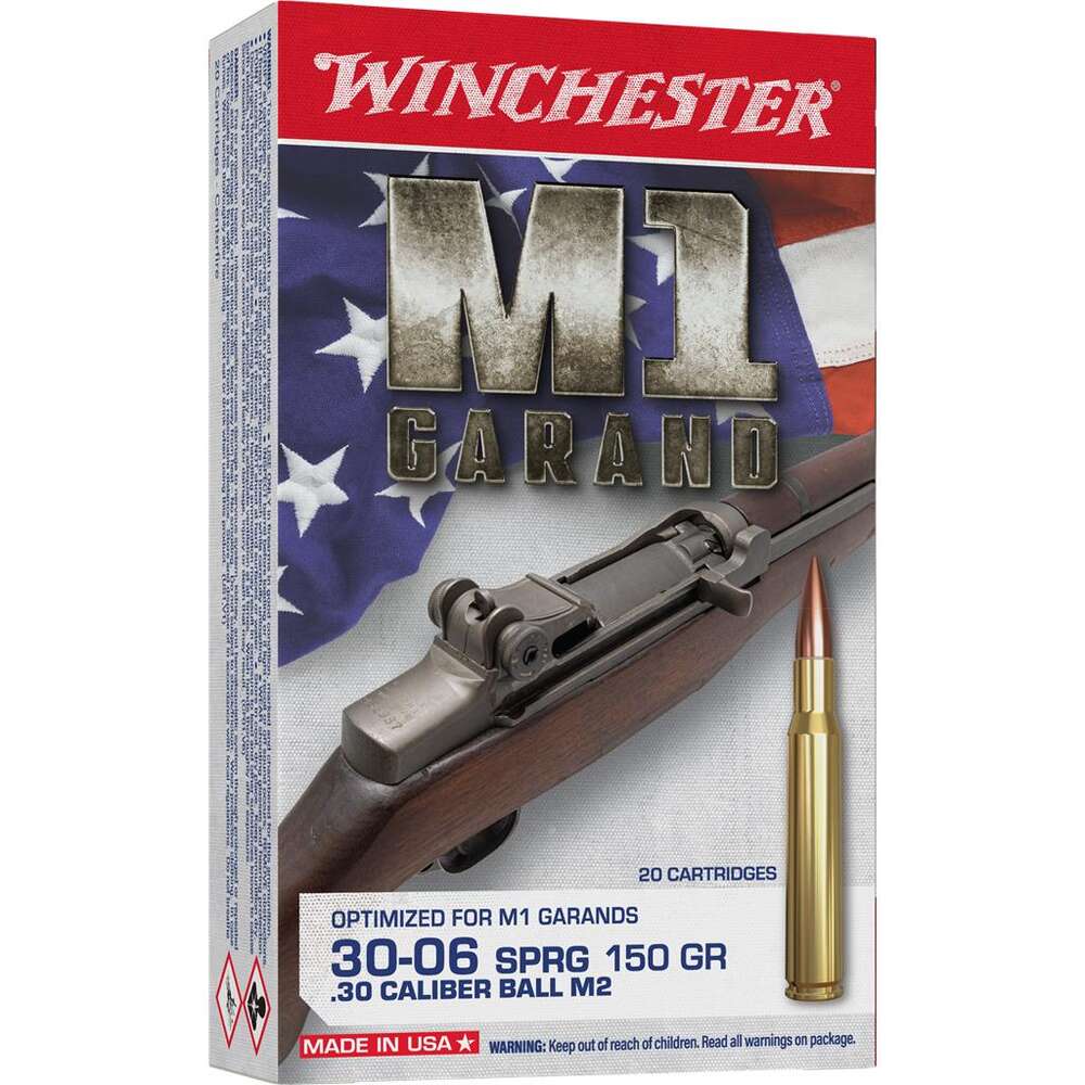 Ammunition Winchester 2500 ft lbs 30 06 WIN WIN3006M2       3006    150FMJ-FB  *LTD  20/10