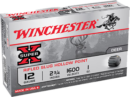 Ammunition Winchester 3/4 oz 20Gauge WIN X20RSM5VP  SUPER-X VP* 20 2.75 SLUG  3/4 15/10